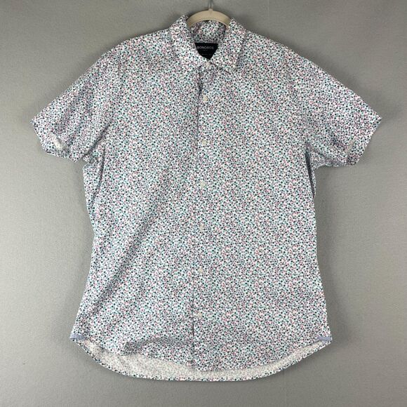Bonobos Riviera Shirt Mens XL Long Stretch Tailored Fit Floral Button Up Preppy - Picture 1 of 13